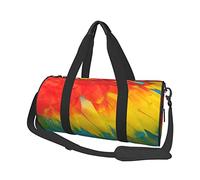 Sac de Voyage Rond Fantastique Sac de Sport en Plumes de Perroquet pour Hommes Femmes Sac de Sport Sac de Sport