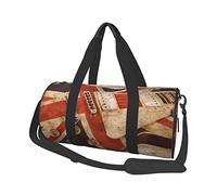 Sac de Voyage Rond Guitare Drapeau Britannique Sac de Sport pour Hommes Femmes Sac de Sport Sac de Sport