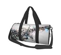 Sac de Voyage Rond Instrument de Guitare Sac de Sport de Musique pour Hommes Femmes Sac polochon Sac de Sport