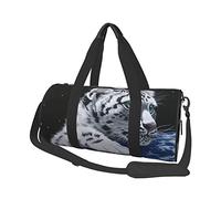 Sac de Voyage Rond Little Tiger in Space, Sac de Sport pour Hommes et Femmes, Sac de Sport