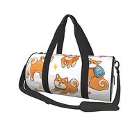 Sac de Voyage Rond Mignon Shiba Inu Chien Sac de Sport pour Hommes Femmes Sac polochon Sac de Sport