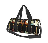 Sac de Voyage Rond Motif Guitare Artistique Sac de Sport pour Hommes Femmes Sac de Sport Sac de Sport