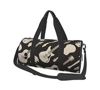 Sac de Voyage Rond Motif Guitare Sac de Sport pour Hommes Femmes Sac de Sport Sac de Sport