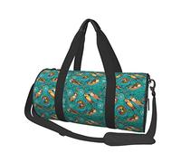 Sac de Voyage Rond Otters in Love, Sac de Sport pour Hommes et Femmes, Sac de Sport