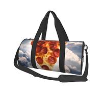 Sac de Voyage Rond Pizza in The Sky, Sac de Sport pour Hommes et Femmes, Sac de Sport
