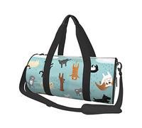 Sac de Voyage Rond Raining Cats & Dogs Sac de Sport pour Hommes et Femmes Sac de Sport Sac de Sport