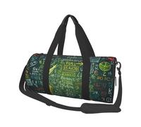 Sac de voyage rond romantique pour couple - Grande capacité - Durable - Pour les vacances, la gym, les voyages courts, Question de mathématiques., Taille unique