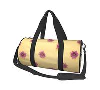 Sac de Voyage Rond Rose Marguerite Fleur Lot Sac de Sport pour Hommes Femmes Sac polochon Sac de Sport