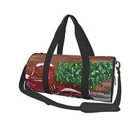 Sac de Voyage Rond Sac de Sport de Camion Rouge pour Hommes Femmes Sac de Sport Sac de Sport