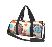 Sac de Voyage Rond Sac de Sport Escargot Mignon pour Hommes Femmes Sac de Sport Sac de Sport