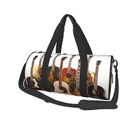 Sac de Voyage Rond Sac de Sport Guitare de Luxe pour Hommes Femmes Sac polochon Sac de Sport
