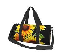 Sac de Voyage Rond Sac de Sport Tournesol d'été pour Hommes Femmes Sac polochon Sac de Sport