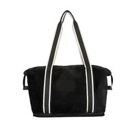 Sac de Voyage Sac de Sport for Femmes, Sac à Main Voyage, Fitness, décontracté, polochon, Plein air, Week-End, Loisirs, Sacs Rangement légers Tourisme(Black)