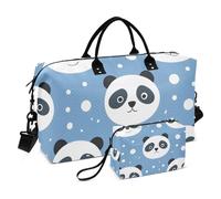 Sac de voyage, sac de sport Head Panda sans couture avec sac de rangement pour homme et femme, voyage, sport, yoga, Multicolore, Taille unique