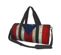 Sac de voyage, sac de sport pliable avec imprimé lion SciFi pour gym, w nd, w nd, Drapeau de Porto Rico., One Size, Sac de voyage