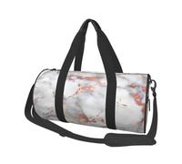 Sac de voyage, sac de sport pliable avec imprimé lion SciFi pour gym, w nd, w nd, Marbre or rose 1, One Size, Sac de voyage