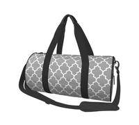 Sac de voyage, sac de sport pliable avec imprimé lion SciFi pour gym, w nd, w nd, Quatrefoil gris., One Size, Sac de voyage