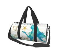 Sac de voyage, sac de sport pliable avec imprimé lion SciFi pour gym, w nd, w nd, Sirène rétro., One Size, Sac de voyage
