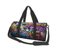 Sac de voyage, sac de sport pliable coloré imprimé sirène pour gym, w nd, w nd, Graffiti Hip Hop, One Size, Sac de voyage