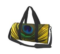 Sac de voyage, sac de sport, sac de sport pliable avec imprimé Père Noël, pour gym, w nd, w nd, Plumes de paon, One Size, Sac de voyage