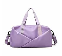 Sac de voyage, sac de sport, sac de sport, sac à bandoulière, sac fourre-tout de nuit avec compartiment à chaussures et poche humide, violet clair, Taille unique, Bohémien
