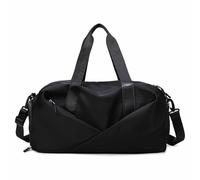 Sac de voyage, sac de sport, sac de sport, sac à bandoulière, sac fourre-tout de nuit avec compartiment à chaussures et poche humide, Noir , Taille unique, Bohémien