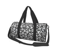 Sac de Voyage, Sac de Sport, Sac fourre-Tout de Voyage, Sac de Nuit, Sac de Week-End de Sport pour la Natation, Le Yoga,Impression de tas de Ballons de Football