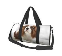 Sac de Voyage, Sac de Sport, Sac fourre-Tout de Voyage, Sac de Nuit, Sac de Week-End de Sport pour la Natation, Le Yoga,Cavalier King Charles Spaniel Épagneul Brun