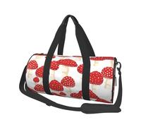 Sac de Voyage, Sac de Sport, Sac fourre-Tout de Voyage, Sac de Nuit, Sac de Week-End de Sport pour la Natation, Le Yoga,Champignons Rouges Agaric Mouche
