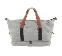 Sac de Voyage Sec et Humide séparé, Sac de Sport, Sac de Sport, Sac de Week-End, Grande capacité, Sac d'entraînement en Tissu Oxford avec Sangle réglable, pour Hommes et Femmes (Grise)