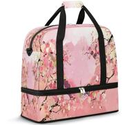 Sac de voyage sur le thème du Japon pour femmes et hommes, sac fourre-tout pliable de 47 l pour sport, gym, yoga, couleur, 47 L, Organiseur de sac