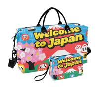 Sac de voyage surdimensionné avec sangle réglable pour trekking, multifonctionnel, bienvenue au Japon