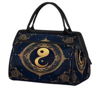 Sac de voyage Tai Chi Art pour femmes, hommes, enfants, garçons, filles, week-end, sac fourre-tout de 24 L, sac fourre-tout pour le sport, la gym, le yoga, couleur, Big, Organiseur de sac