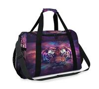 Sac de voyage Tiger Galaxy Nebula pour filles, garçons, femmes, hommes, w nd, sac à bandoulière pour voyage, sport, gym
