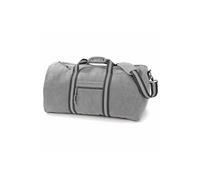 Quadra - Sac de voyage toile look usé style vintage - GRIS - QD613 Gris