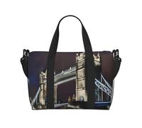 Sac de voyage Tower Bridge à Londres avec fermeture éclair pour femme et homme