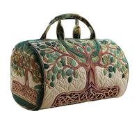 Sac de voyage vintage avec papillon et fleur, sac de sport, sac de sport, imperméable, résistant aux déchirures, sac de w nd, bagage à main, sac fourre-tout pour femme et homme, D, 18X9X9 IN, Sacs