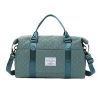 Sac de voyage, voyage, sac de fitness, sac de trajet, sac de gym, ce sac de sport est résistant à l'abrasion et léger et est un sac de courses à transporter par tous les temps, vert, Voir description