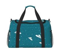 Sac de w nd imprimé avion en papier, sac de gym avec bagage à main, sac fourre-tout et sac à bandoulière pour voyage et fitness