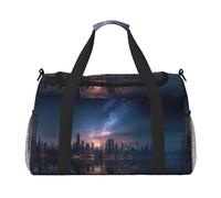 Sac de w nd imprimé horizon de nuit, sac de gym avec bagage à main, sac fourre-tout et sac à bandoulière pour le voyage et le fitness