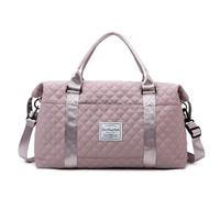 Sac de week-end pour femme, sac de voyage, sac de voyage, sac fourre-tout de gym avec poche humide, grand sac de voyage, violet, 18.5x11.42x7.09in, Loisirs