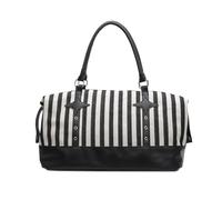 Sac de week-end spacieux avec compartiments intérieurs, sac à main pratique en toile pour équipement de sport, décontracté, usage quotidien, sac fourre-tout léger pour le fitness, Noir , Beauté de