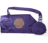 Sac de yoga avec fleur de vie violet