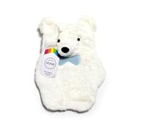 Sac d'eau chaude avec housse en peluche - 1L - Ours polaire