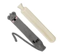 Sac d'eau chaude, bouillotte avec couvercle,Bouillotte longue 2L | Chauffe-mains Portable de grande capacité avec couverture souple, chauffe-lit pour la taille