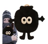 Sac d'eau chaude, bouteille d'eau chaude mignon dessin animé, chauffe-mains et pieds pour , bouteille d'eau chaude, bouteilles d'eau chaude en PVC de 350 ml avec couvercle en briquettes