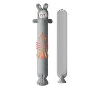 Sac D'Eau Chaude - Chaufferette En Forme De Lapin,Sac d'Eau Chaude Long avec Housse | Pour Cou Épaule Dos Main Jambes Crampes Menstruelles Femmes Hommes Voyage École Camping Hiver