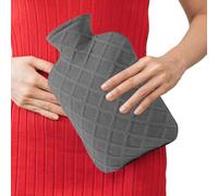 Sac d'eau chaude de 1200 ml - épaissi, antidéflagrant, de grande taille, idéal pour le linge de | Mains, pieds, ventre, compresse thermique, nouveau modèle, eau chauffée