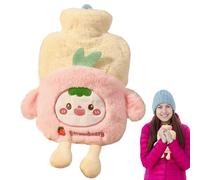 Sac d'eau chaude en peluche, sac d'eau chaude en peluche - Couvre-chauffe-mains en peluche en forme de dessin animé | Chauffe-pieds sans danger pour les mains, sac chauffant d'hiver pour la maison