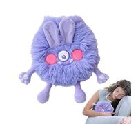 Sac d'eau chaude en peluche, sac d'eau chaude pour lit,Sac d'eau chaude à double couche pour compresse chaude | Bouteille d'eau chaude de 350 ml, sac chauffe-mains mignon pour femme, main, pied